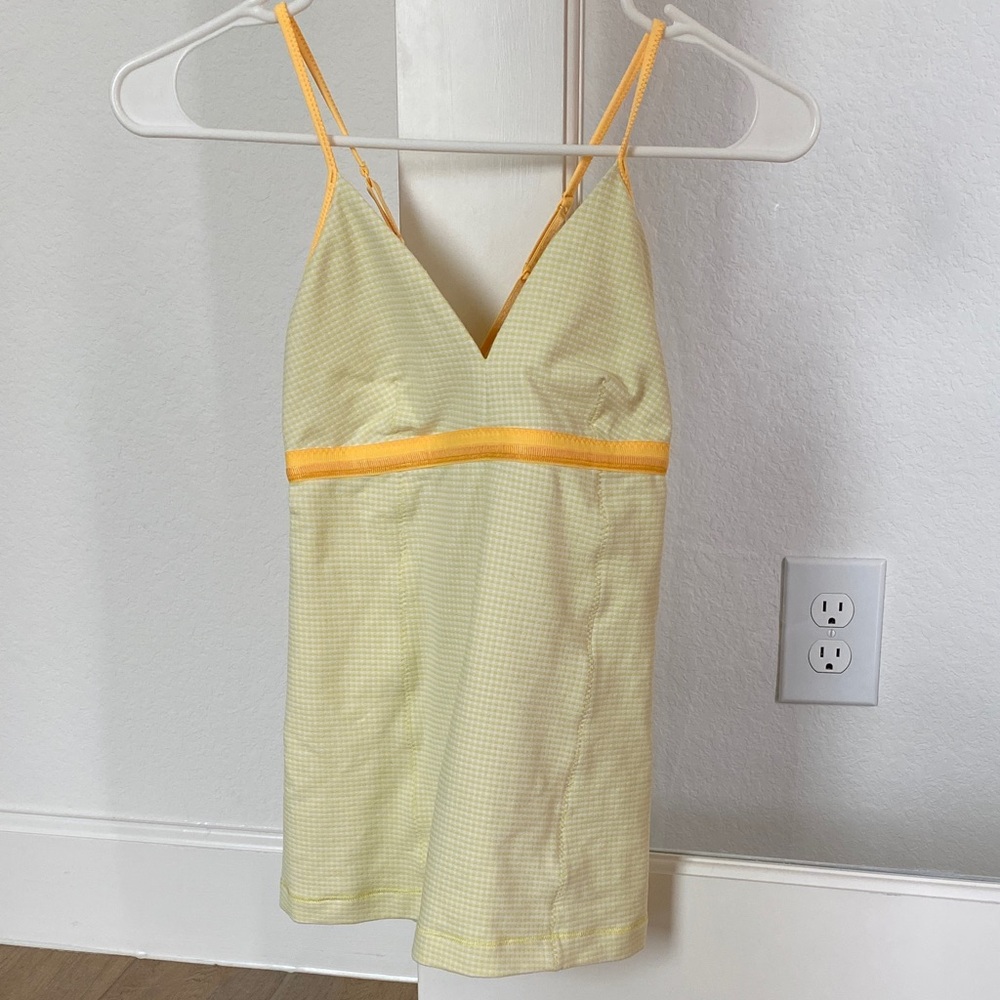 Lululemon Athletica Yellow and Orange Chemise
